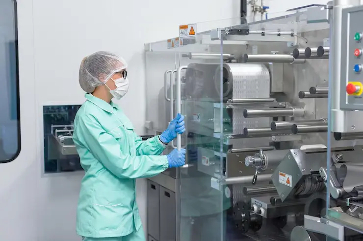 Производство метадона на заводе